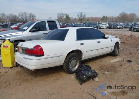 2001 Mercury Grand Marquis Ls z USA, uszkodzony, nr VIN 2MEFM75WX1X623678